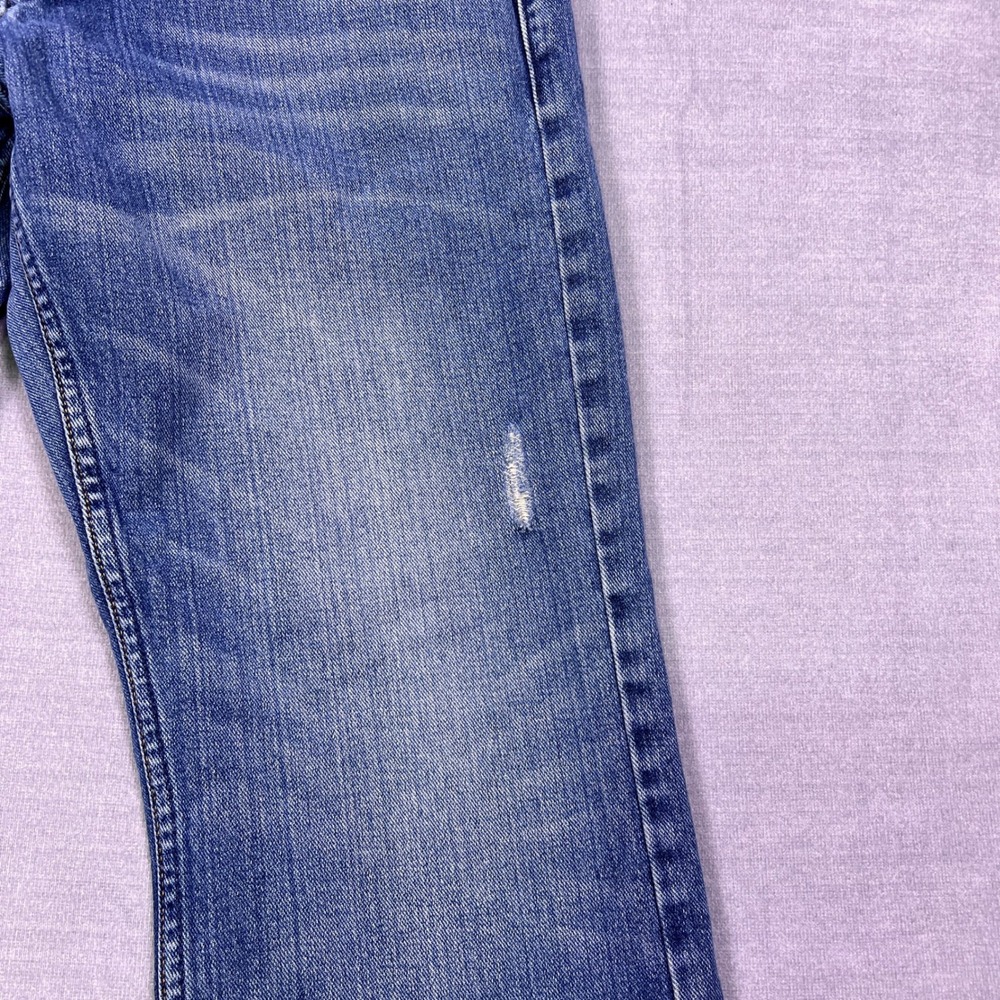 American Eagle Outfitters Mens Bootcut Jeans Medium Wash 34x34 Blue Denim - Picture 11 of 16